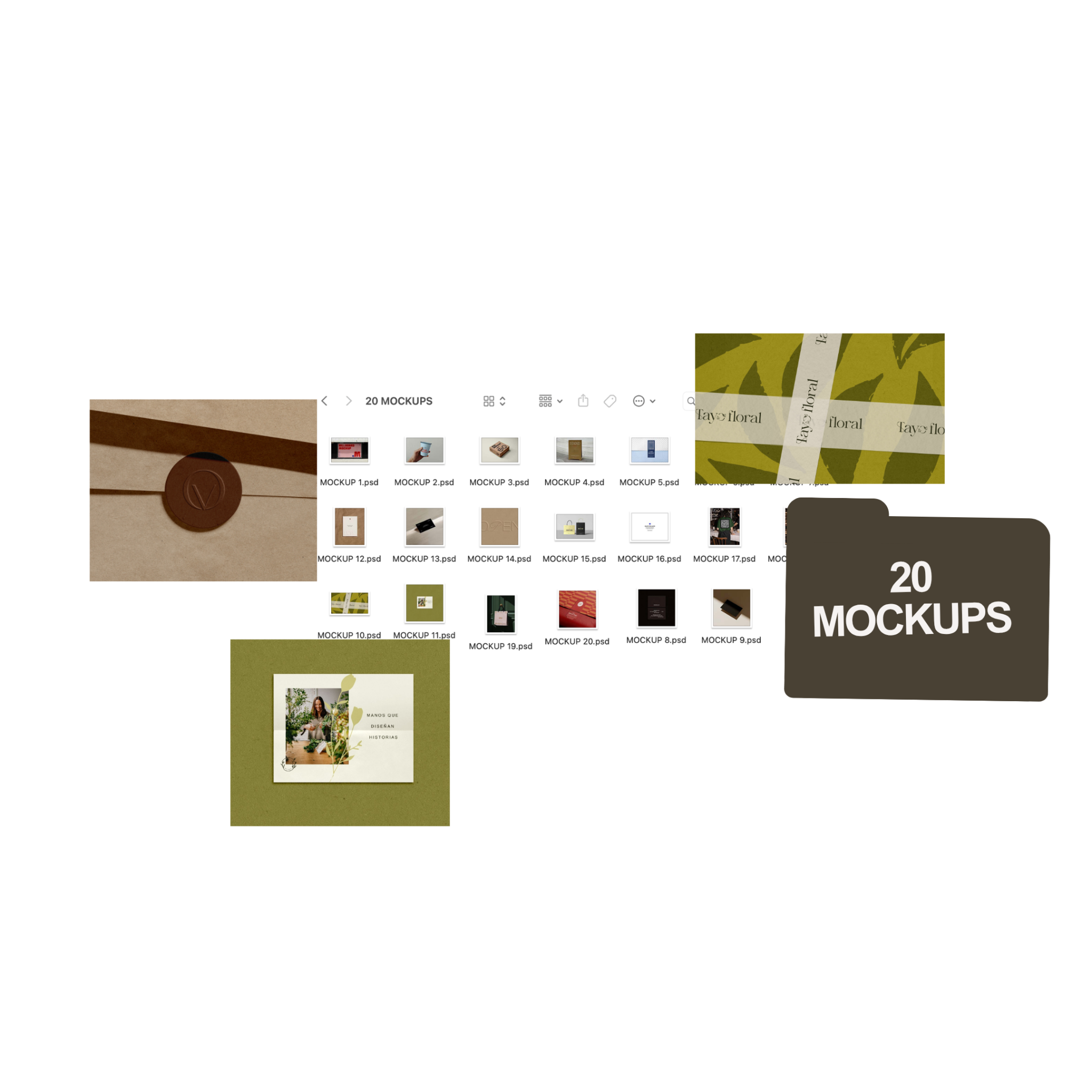 20 mockups premium